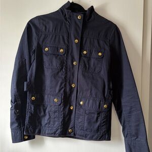 Women’s Navy Jacket with Gold Accents